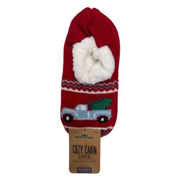 2/$30 NWT Northeast Outfitters Cozy Cabin Slippers Aloe Infused Comfy Snug Fit - Picture 7 of 8